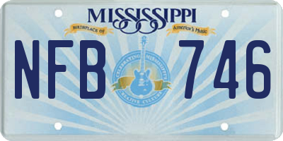 MS license plate NFB746