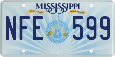 MS license plate NFE599