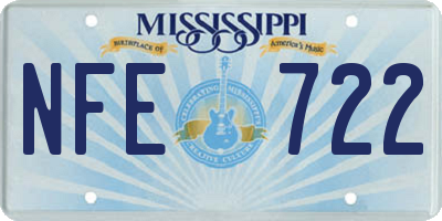 MS license plate NFE722