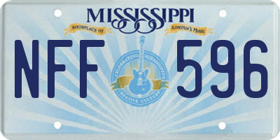 MS license plate NFF596