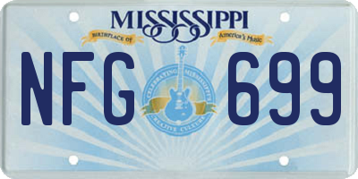 MS license plate NFG699