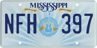 MS license plate NFH397