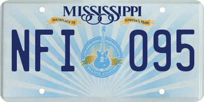 MS license plate NFI095
