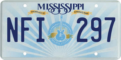 MS license plate NFI297