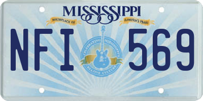 MS license plate NFI569