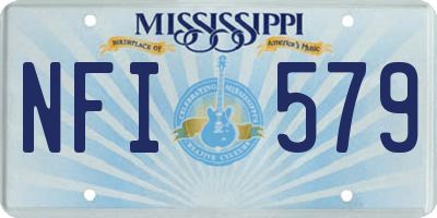 MS license plate NFI579