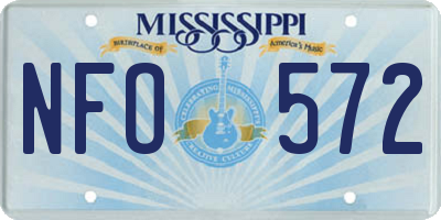 MS license plate NFO572