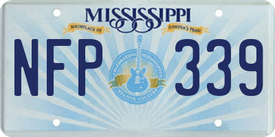 MS license plate NFP339