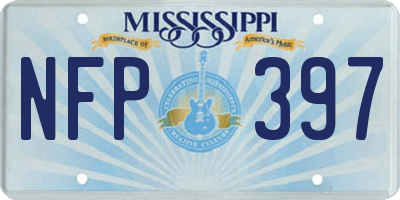 MS license plate NFP397