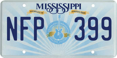 MS license plate NFP399