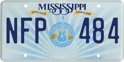 MS license plate NFP484