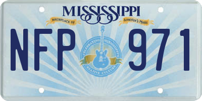 MS license plate NFP971