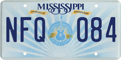 MS license plate NFQ084