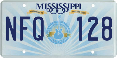 MS license plate NFQ128
