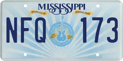MS license plate NFQ173