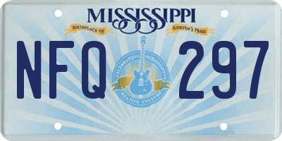 MS license plate NFQ297