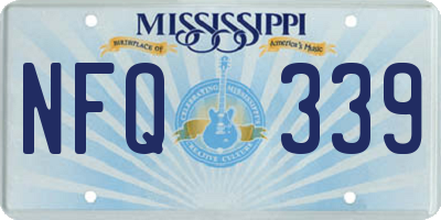 MS license plate NFQ339