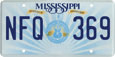 MS license plate NFQ369