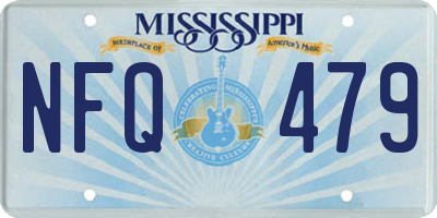 MS license plate NFQ479