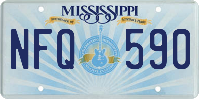 MS license plate NFQ590