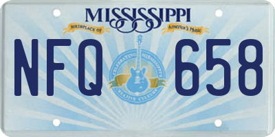 MS license plate NFQ658