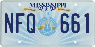 MS license plate NFQ661