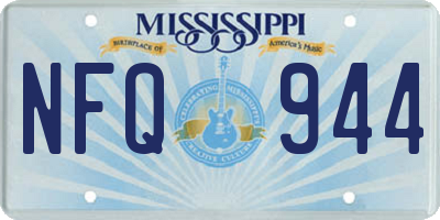 MS license plate NFQ944