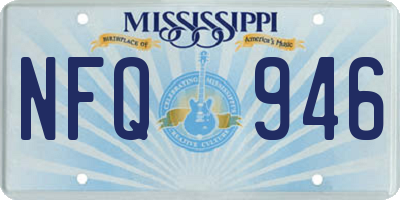 MS license plate NFQ946