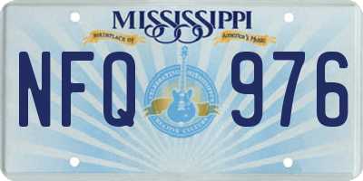 MS license plate NFQ976