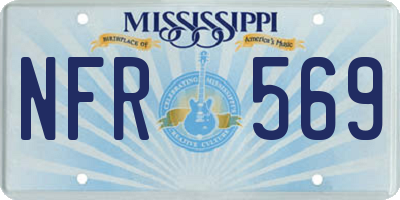 MS license plate NFR569