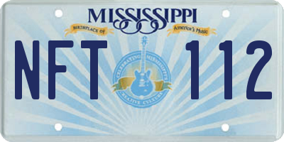 MS license plate NFT112
