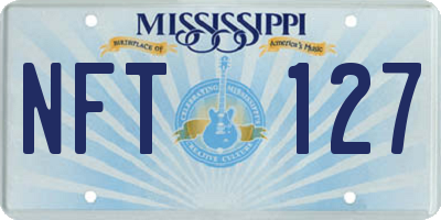 MS license plate NFT127
