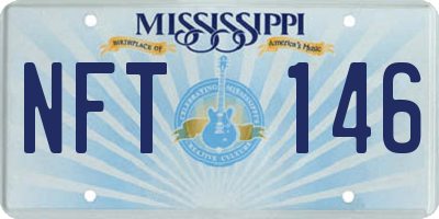 MS license plate NFT146