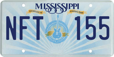 MS license plate NFT155