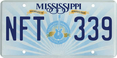 MS license plate NFT339
