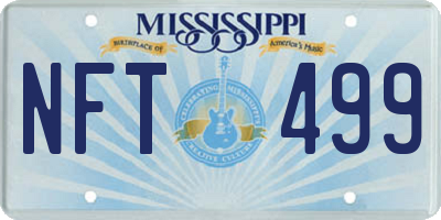 MS license plate NFT499
