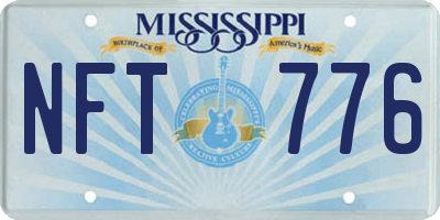 MS license plate NFT776