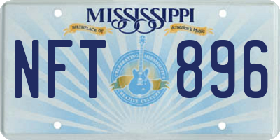 MS license plate NFT896