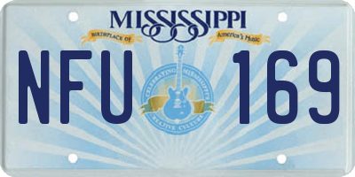 MS license plate NFU169