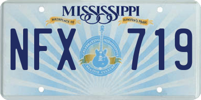 MS license plate NFX719