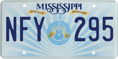 MS license plate NFY295