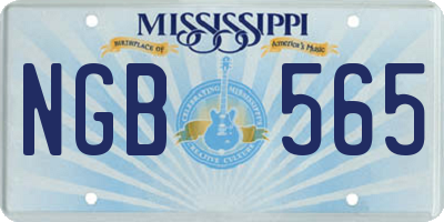 MS license plate NGB565