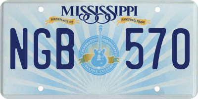 MS license plate NGB570