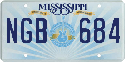 MS license plate NGB684