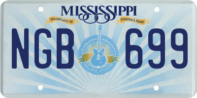 MS license plate NGB699
