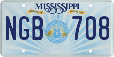 MS license plate NGB708