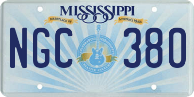 MS license plate NGC380