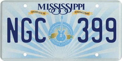 MS license plate NGC399