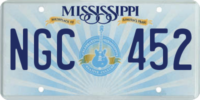 MS license plate NGC452