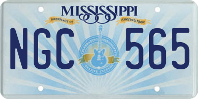 MS license plate NGC565